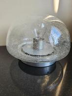 Bubbel glas lamp bollamp plafoniere vintage mid centry, Ophalen of Verzenden, Zo goed als nieuw, Glas, Mid centry vintage