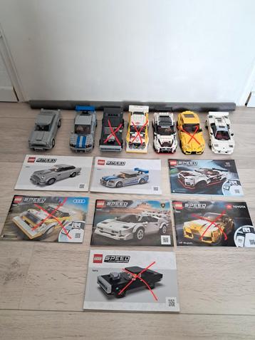 lego speed champions diverse modellen 4 stuks €10 per stuk beschikbaar voor biedingen