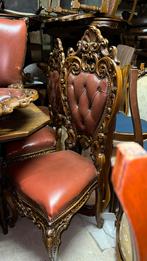 4 barok eetkamer stoelen, Antiek en Kunst, Antiek | Meubels | Stoelen en Banken, Ophalen