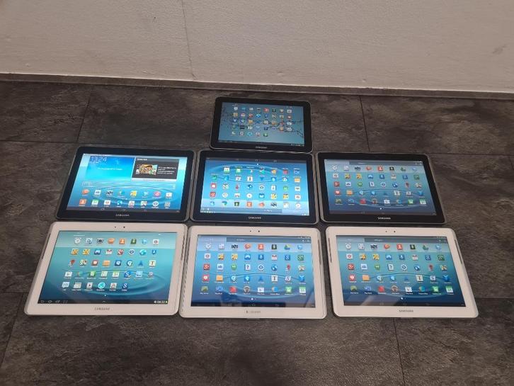 Te koop 7 Samsung Galaxy Tab 2 10.1 WiFi GT-P5110, Computers en Software, Android Tablets, Gebruikt, Wi-Fi, 10 inch, 16 GB, Ophalen