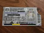 ⚽ Ticket Rsc Anderlecht - Club Brugge 2003-2004 ⚽, Ophalen of Verzenden, Zo goed als nieuw