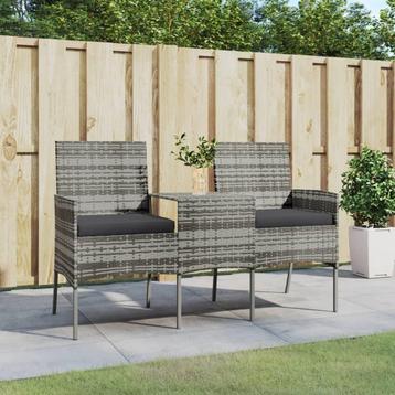 AANBIEDING | Tuinbank 2 zits met tafeltje PE! GRATS BEZORGD beschikbaar voor biedingen