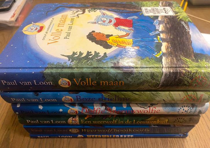 6 Dolfje Weerwolfje boeken, Paul van Loon, Boeken, Kinderboeken | Jeugd | onder 10 jaar, Gelezen, Fictie algemeen, Ophalen of Verzenden