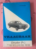 Chrysler (Fr.) Vraagbaak - P. Olyslager, Ophalen of Verzenden