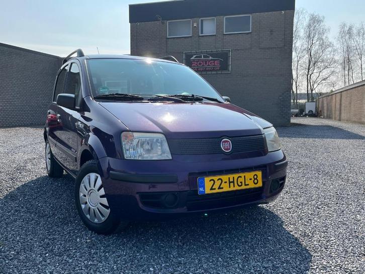 Fiat Panda 1.1 2008 Airco Paars, Auto's, Fiat, Bedrijf, Te koop, Panda, ABS, Airbags, Airconditioning, Centrale vergrendeling