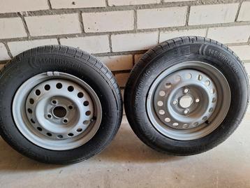 Set aanhanger-aanhangwagen wielen-velgen beschikbaar voor biedingen