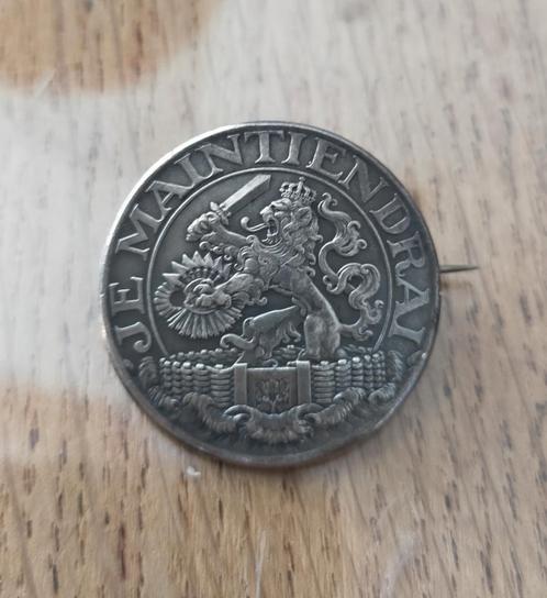 Steun Penning 1914 zilver, Postzegels en Munten, Penningen en Medailles, Zilver, Ophalen of Verzenden