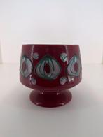 Hupon Handcraft keramieken schaal op voet, Antiek en Kunst, Antiek | Keramiek en Aardewerk, Ophalen of Verzenden