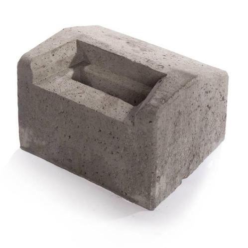 Aanslagblok beton voor poort, Tuin en Terras, Tuinhekken en Hekwerk, Nieuw, Dubbelstaafmat hekwerk, Overige materialen, Verzenden