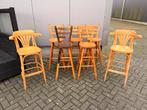 Diverse barkrukken met rugleuning krukken cafe kroeg thonet, Huis en Inrichting, 5 krukken of meer, Ophalen of Verzenden, Zo goed als nieuw