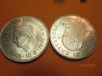 No.796- 10 x Zilver munten Juliana- Beatrix, Koningin Juliana, Zilver, Ophalen of Verzenden, Losse munt