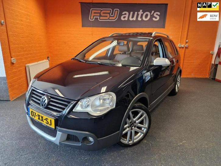 Volkswagen Polo 1.6 16V / CROSS / AUTOMAAT / LEDER / AIRCO!, Auto's, Volkswagen, Bedrijf, Te koop, Polo, ABS, Airbags, Airconditioning