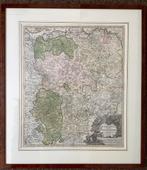 Grote antieke kaart gravure Brabant Breda Maastricht etc., Antiek en Kunst, Ophalen of Verzenden