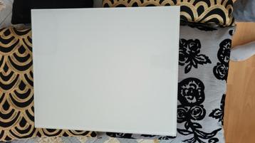 Glasplaat op maat – glanzend wit – 4040 cm beschikbaar voor biedingen