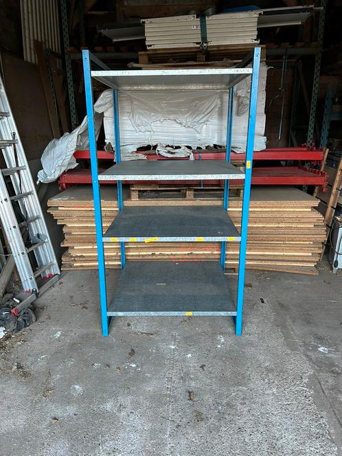 Unieke legbordstelling stelling 100 cm diep, Huis en Inrichting, Kasten | Stellingkasten, Gebruikt, Ophalen