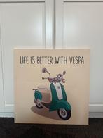 Canvas vespa, Ophalen, Zo goed als nieuw
