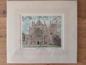 Print The Cathedral of Exeter (beperkte productie) beschikbaar voor biedingen