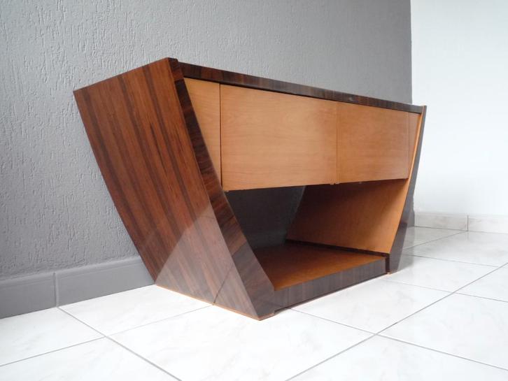 dutch design palisander &zwit peren politoer hand made, Verzamelen, Retro, Huis en Inrichting, Ophalen of Verzenden