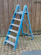 Brocante houten trap, Doe-het-zelf en Verbouw, Ladders en Trappen, Ophalen, Gebruikt, 2 tot 4 meter