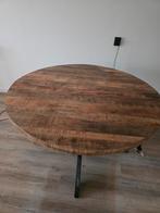 Mango Eettafel Rond - 130cm, Ophalen, Rond, Zo goed als nieuw, Metaal