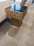 Nieuwe By-Boo salontafel Besto goud glas 45x45x51cm €140, Ophalen, ., Nieuw, .