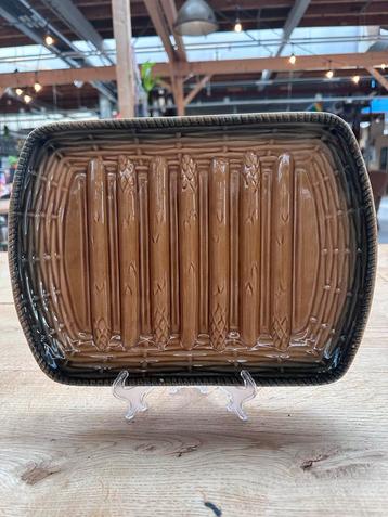 Aspergeschaal Sarreguemines - 32x23,5cm beschikbaar voor biedingen