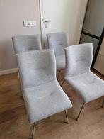 4 eetkamerstoelen Piet Klerkx, Ophalen, Zo goed als nieuw, Vier, Stof