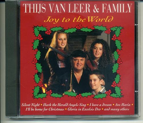 Kerst Thijs van Leer & Family Joy to the World 13 nrs cd ZG, Cd's en Dvd's, Cd's | Kerst en Sinterklaas, Zo goed als nieuw, Kerst