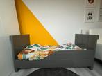Donkergrijs steigerhout peuterbed 70x160, Kinderen en Baby's, Kinderkamer | Bedden, Ophalen, Gebruikt, 70 tot 85 cm, Lattenbodem