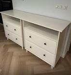 2 Witte IKEA-commodes met lades - ZO GOED ALS NIEUW, Huis en Inrichting, Kasten | Dressoirs, Ophalen, 100 tot 150 cm, Zo goed als nieuw