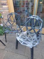 Design tuinstoelen "De Chair One" te koop per stuk., Ophalen, Gebruikt, Aluminium, Stapelbaar
