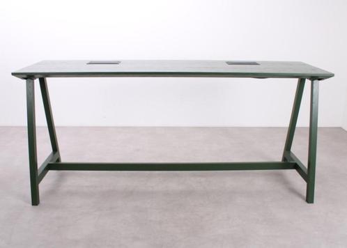 MR Houten bartafel | Donkergroen | Met powerdock, Huis en Inrichting, Tafels | Statafels, Zo goed als nieuw, Ophalen of Verzenden