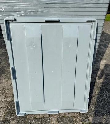 Deksel kunststof palletbox 1200x1000mm bak afdek beschikbaar voor biedingen