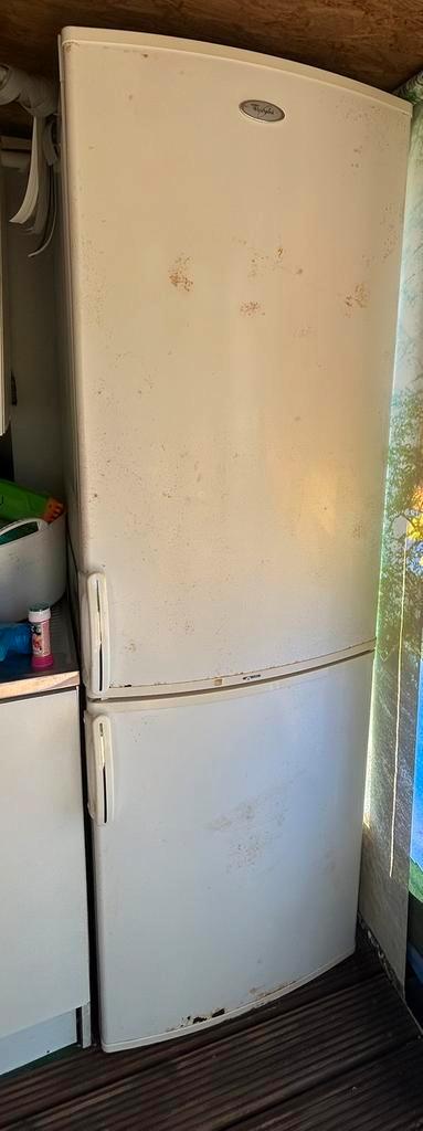 Whirlpool koelvriescombinatie, Witgoed en Apparatuur, Koelkasten en IJskasten, Gebruikt, Met aparte vriezer, Ophalen