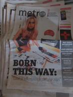 13 x Metro  (2011) + 1 x Spits over LADY GAGA (2012), Ophalen of Verzenden, Gebruikt, Boek, Tijdschrift of Artikel