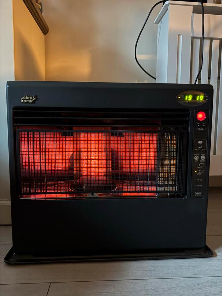 Zibro Kamin SRE250 Laser Petroleumkachel - Zeer Goed!, Huis en Inrichting, Kachels, Zo goed als nieuw, Vrijstaand, Petroleumkachel
