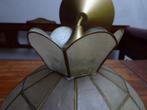 Vintage parelmoer lamp, Antiek en Kunst, Antiek | Lampen, Ophalen of Verzenden