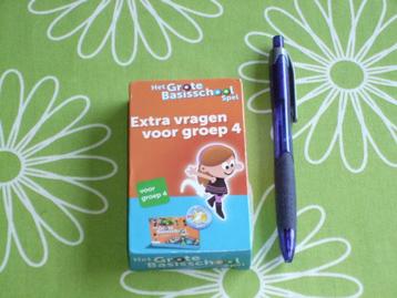 Het Grote Basisschoolspel - extra vragen voor groep 4 beschikbaar voor biedingen