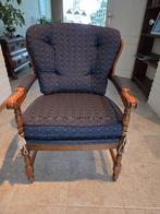 Zitstoel, vintage model, Huis en Inrichting, Stoelen, Ophalen, Blauw, Vintage, Zo goed als nieuw