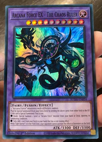 Yu-Gi-Oh! Arcana Force Ex-the Chaos Ruler SUDA 1st Mint ! beschikbaar voor biedingen