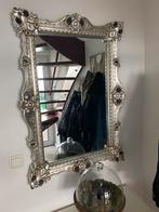 Grote spiegel, barok stijl, zilverkleur, Antiek en Kunst, Antiek | Spiegels, Ophalen, Rechthoekig