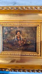 Olieverf schilderijtje, Ophalen