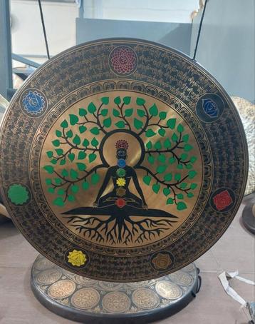 Handgemaakte Nepalese Gong – 60 cm – Nieuw – Topkwaliteit  beschikbaar voor biedingen