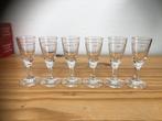 Set van 6 kristal likeur glaasjes, Ophalen of Verzenden