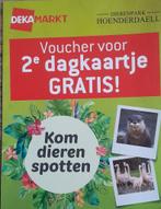 Dekamarkt 2e dagkaartje Hoenderdael gratis., Verzamelen, Dekamarkt, Ophalen