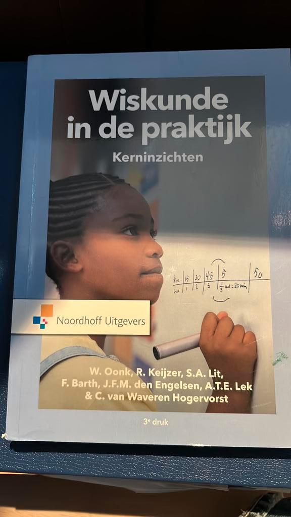 Wiskunde in de praktijk - Kerninzichten, Boeken, Studieboeken en Cursussen, Zo goed als nieuw, Ophalen of Verzenden