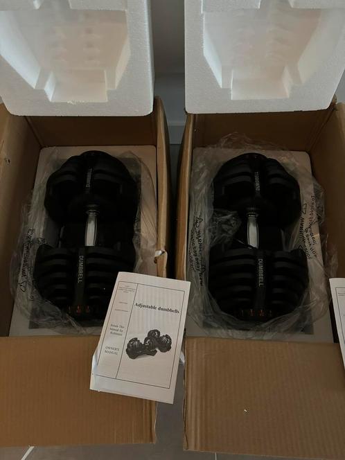 NIEUW Verstelbare dumbells 5-40kg, Sport en Fitness, Fitnessmaterialen, Nieuw, Dumbbell, Ophalen