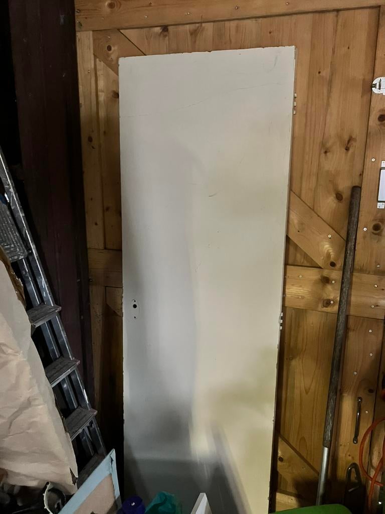 Houten Kastdeur/ Deur oude woning, Ophalen, Gebruikt, Minder dan 80 cm, Binnendeur