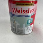 Weisslack Lak Verf Wit 2 in 1 Zijdemat Waterbasis 750ml, Weisslack, Weisslack, Wit, Nieuw
