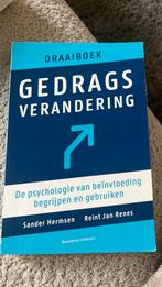 Draaiboek gedragsverandering, Boeken, Ophalen of Verzenden, Hermsen en renes, Management, Zo goed als nieuw